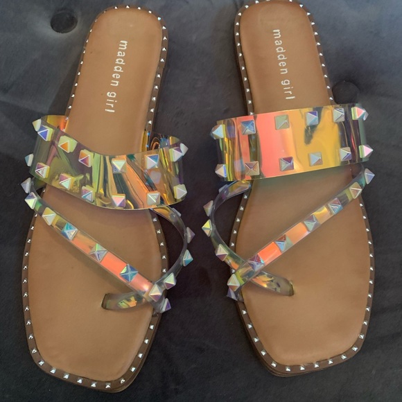 Steve Madden multi color sandals - Picture 2 of 5